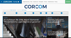 Desktop Screenshot of corrierecomunicazioni.it